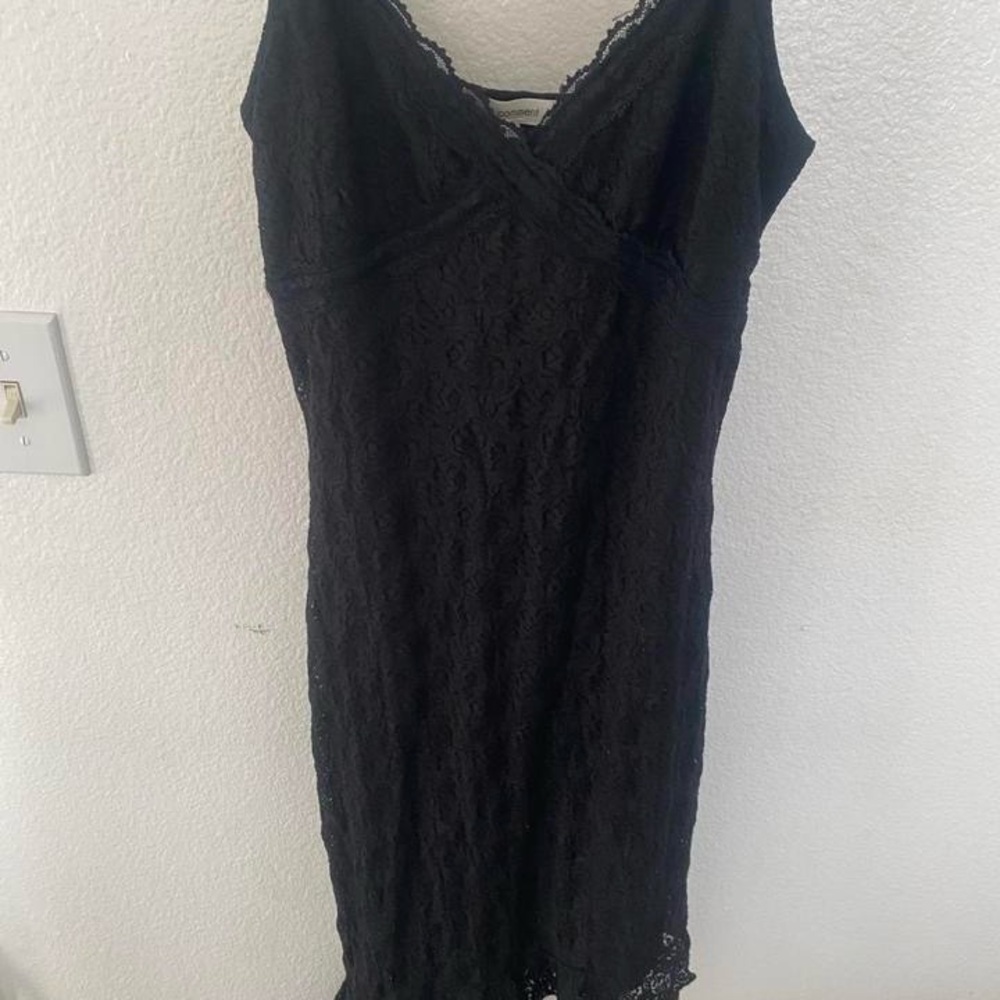 Elegant Black Lace Dress